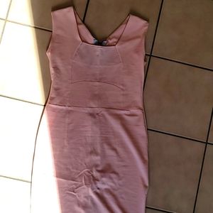 Zip Back Bodycon Dress